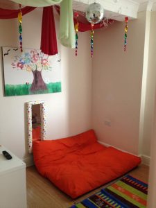 Sensory room for residents at Ambleside Lodge