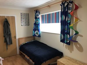 A bedroom at telegraph road care home