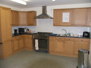 Kitchen at meesons lodge care service