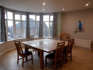 Dining area at meesons lodge achieve together home