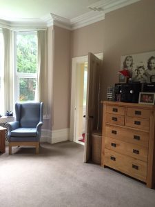living room at Cornerleigh care home