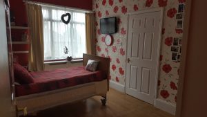 Bedroom at Rochester House care home