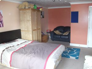Bedroom at Rogerstone house care home