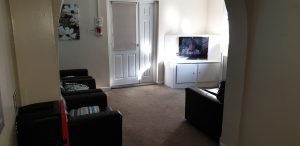 Common space in holly tree care home