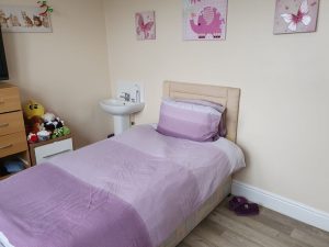 The bedroom at st albans care home