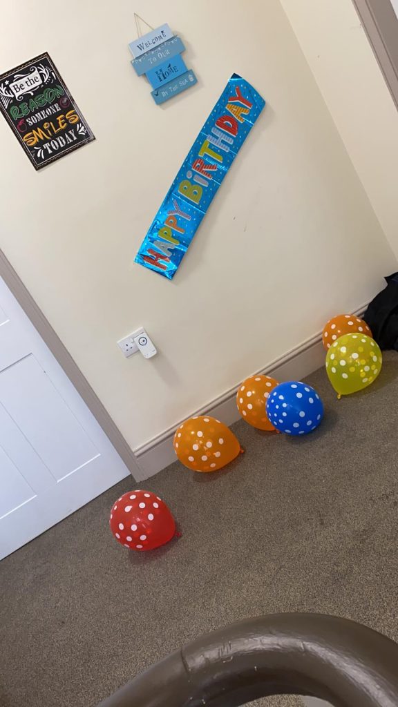 Birthday surprise at Rivendell social care service
