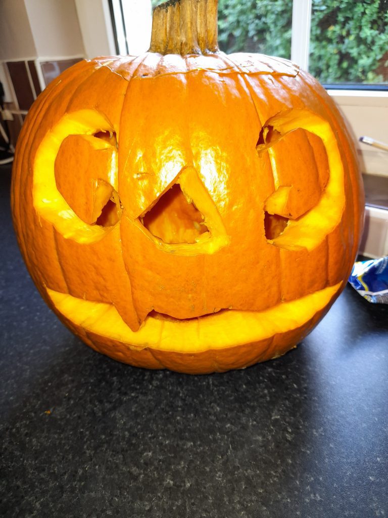 Penny Meadow Social Care Service pumpkin carving