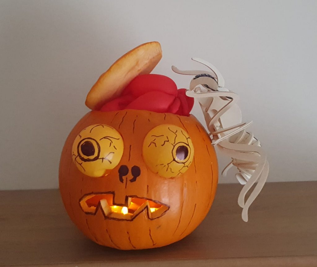 Pumpkin carving competition at Holland House