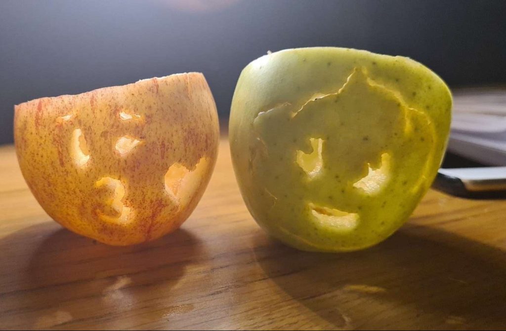 Bedwas Road social care service apple carving
