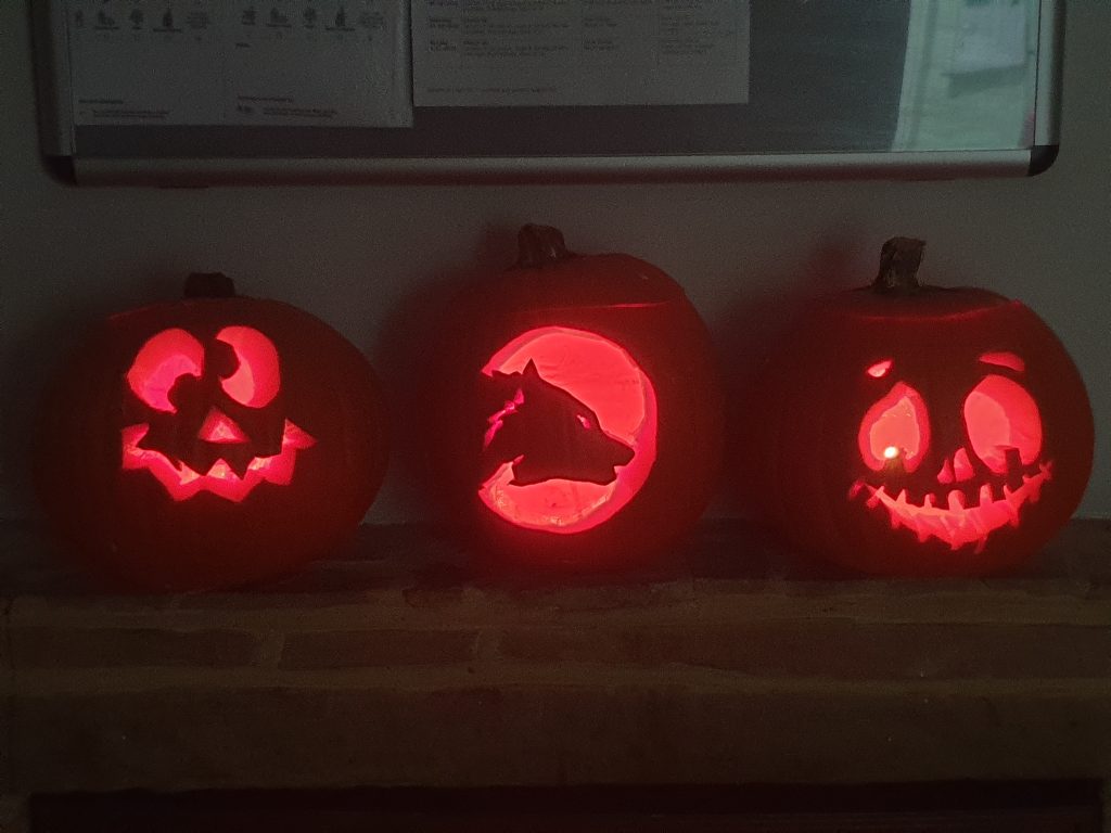 Eastbourne Road social care service pumpkin carving