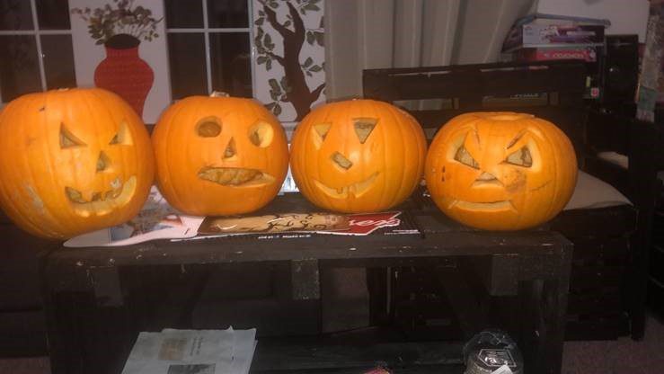 Pumpkin carving competition upper selsdon